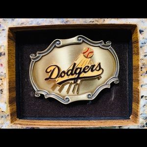Vintage Dodgers Belt Buckle